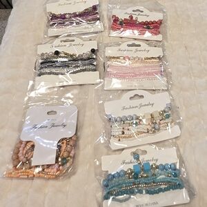 Colorful Beaded Bracelet Set